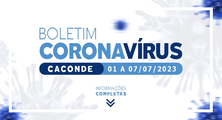 Boletim Coronavírus | 01 a 07 de julho de 2023
